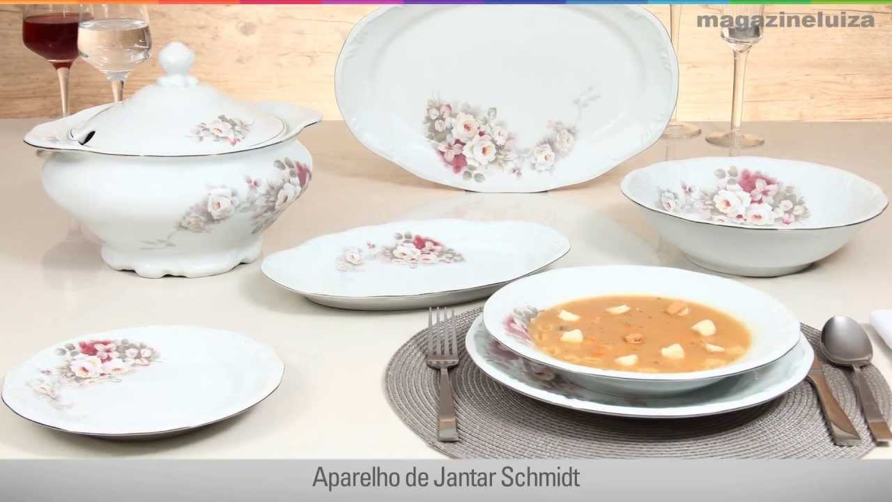 Jogo Jantar E Chá 30 Peças Eterna Porcelana Schmidt - Gold Porcelanas